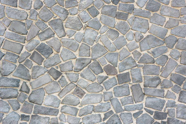 Gray sett background Gray sett bricks - texture or background, pavement. cobblestone photos stock pictures, royalty-free photos & images