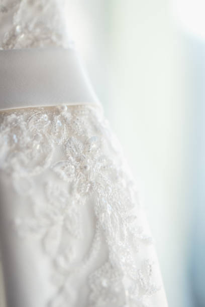 istock Wedding dress close up 921353542