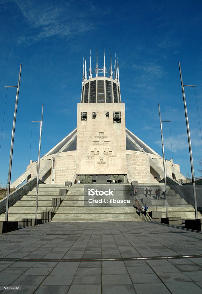 Liverpool's Metropolitan Cathedral of Christ the King Metropolitan Cathedral of Christ the King in Liverpool Metropolitan Museum Of Art - New York City Stock Photo