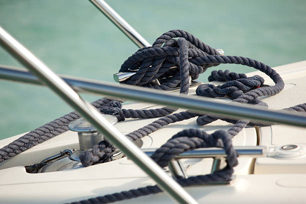 istock Boat mooring and rope detail 92135982