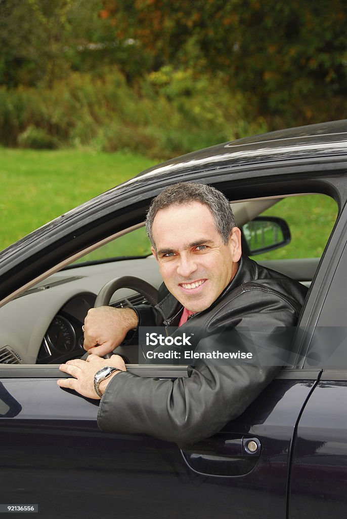 Человек в автомобиле, - Стоковые фото Владение автомобилем роялти-фри
