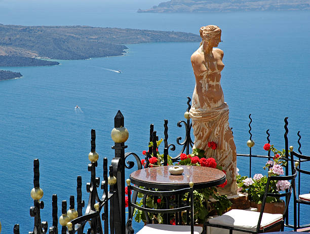 istock Santorini Greek Island holiday sun 92137088