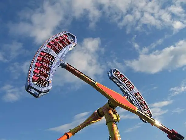 carnival ride in motion (poland)