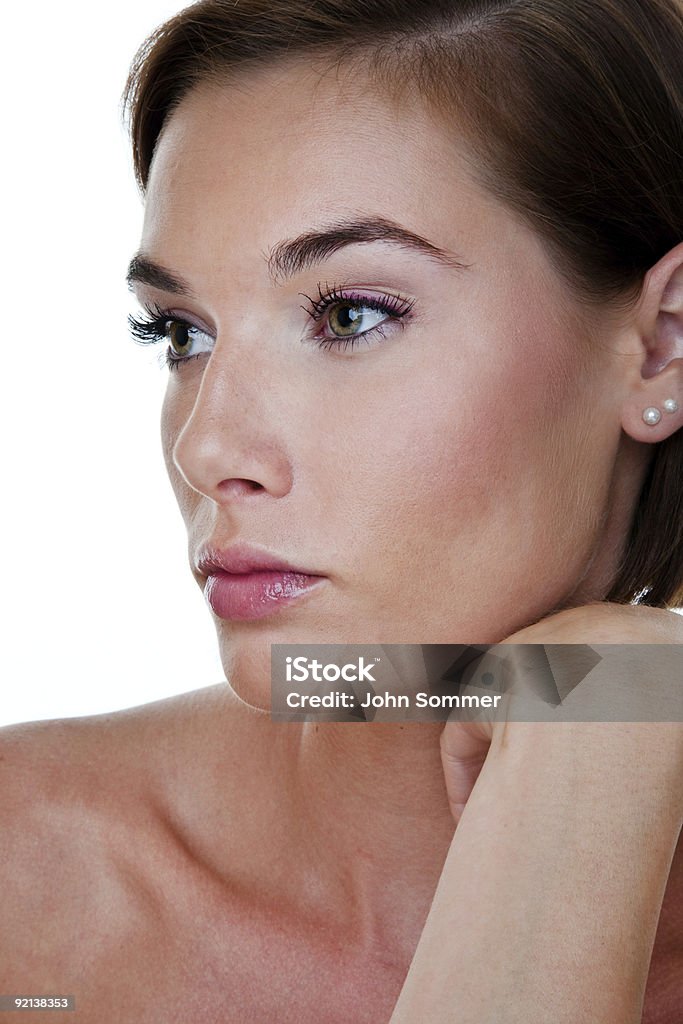 Mulher bonita perfil - Royalty-free 20-29 Anos Foto de stock