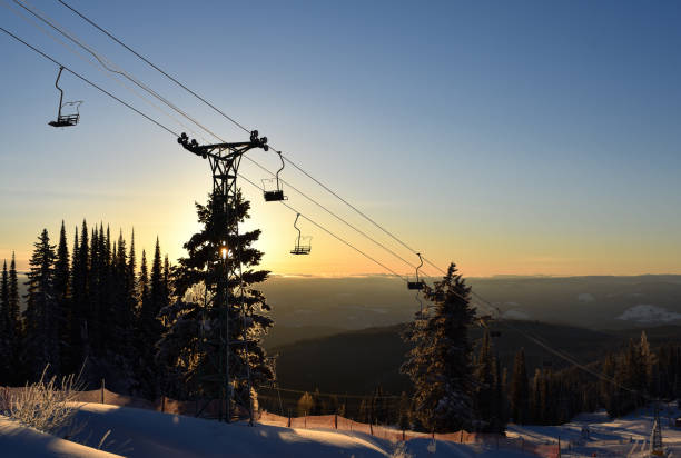istock Early Morning at the Ski Hill 921424592