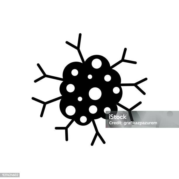 Cancer Icon Vector Illustration Stock Illustration - Download Image Now - Icon Symbol, Cancer - Illness, Tumor