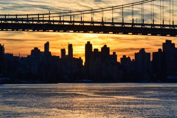 istock Sunset in Astoria park NYC 921437702