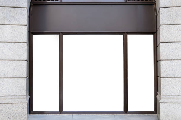 istock Shop Boutique Store Front with Big Window and Place for Name 921482634