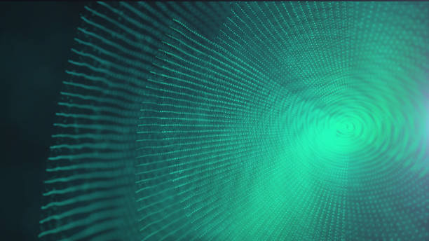 istock Green Spin Futuristic digital background,Abstract background for Science and technology 921484086