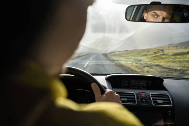 istock View at Icelandic landscape from inside car 921498090