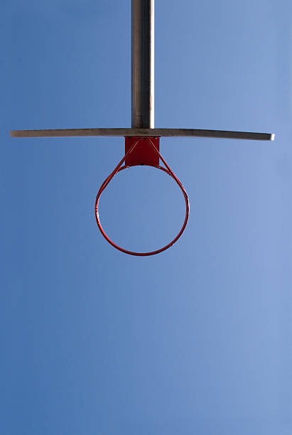 istock Basketball Hoop and Sky 92151335