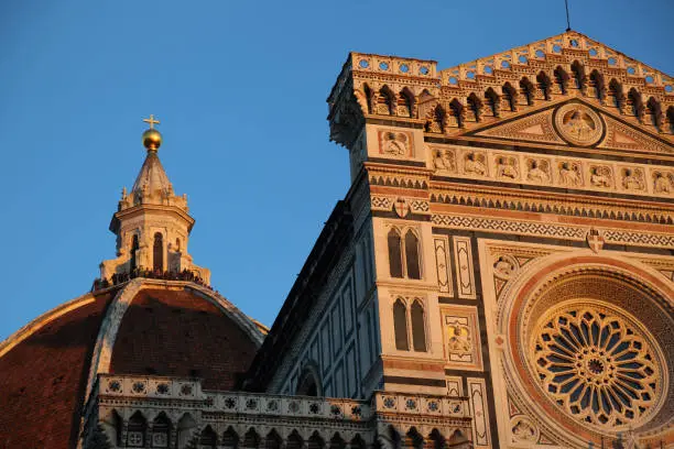 Photo of Landmark Duomo Cathedral in Florence at sunset