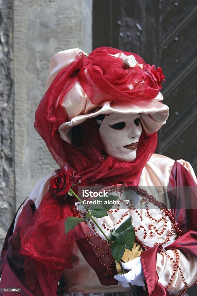 ROSSO CARNEVALE - Foto stock royalty-free di Dietro