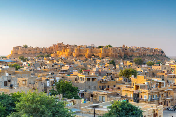 istock Jaisalmer Fort at sunrise, Rajasthan, India 921518964