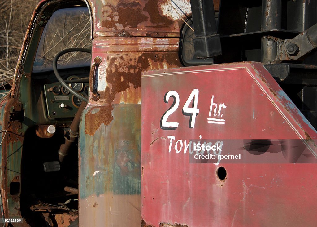 Old Abschleppwagen Wrecker - Lizenzfrei Abschleppwagen Stock-Foto