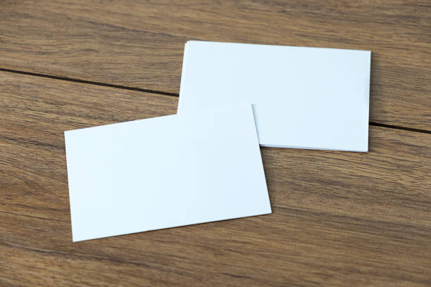 istock Mockup Business card top view Template for branding identity 921532866