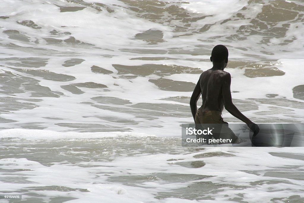 Diversión en la playa - Foto de stock de Lluvia libre de derechos