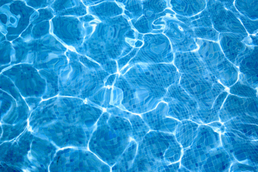 Swimming pool pattern from above