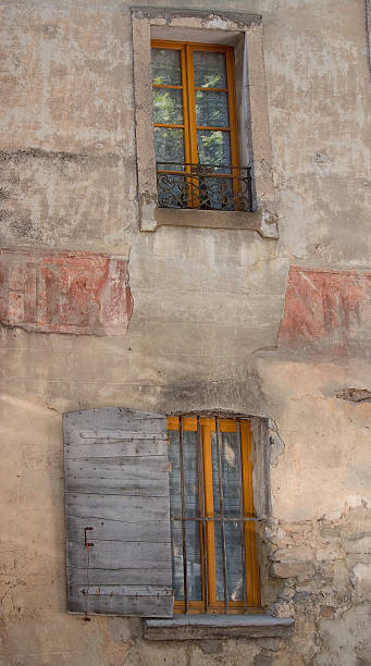 istock Old windows in France 92154802