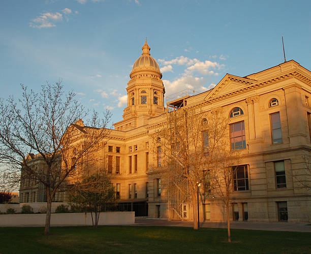 istock Wyoming Capitol Building in Cheyenne at Sunset 92155715