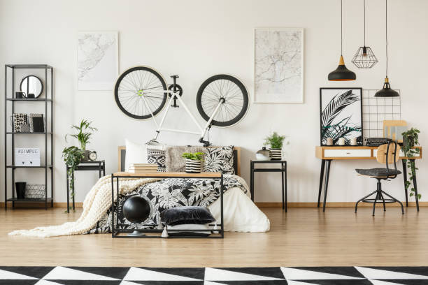 istock White bike in bedroom 921560654