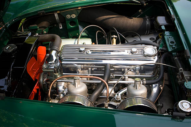 istock Vintage Sportscar Engine 92156939