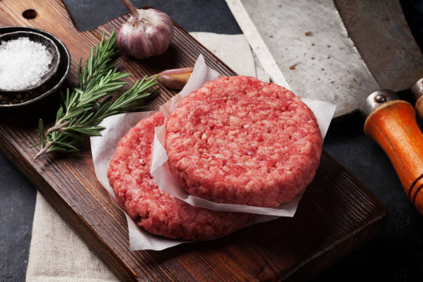 istock Raw minced beef meat for home made burgers 921574548