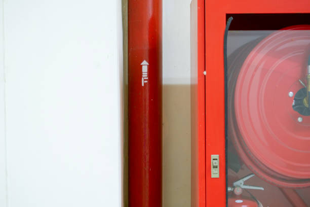 istock Red Fire Emergency Tube and Box 921574650