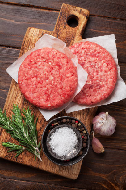 istock Raw minced beef meat for home made burgers 921574908