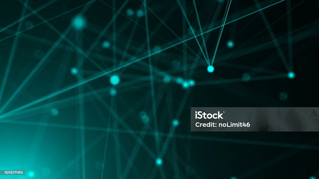 Abstract Background Connection Abstract Connection Dots Digital Background Stock Photo - Download ...