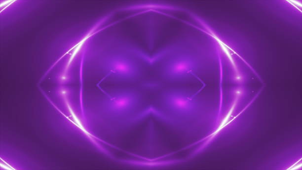 istock VJ Fractal violet kaleidoscopic background. 3d rendering digital backdrop 921580678