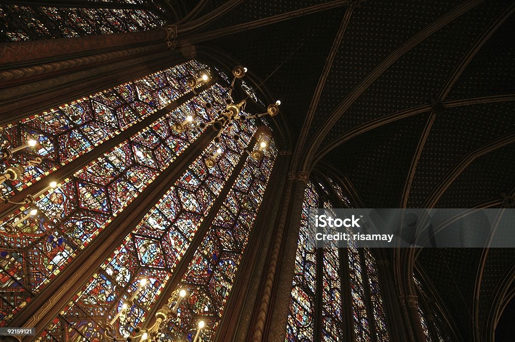 Sainte-Chapelle, Paris, en France. - Photo de Horizontal libre de droits