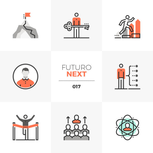 business leadership futuro nächsten icons - professional sport stock-grafiken, -clipart, -cartoons und -symbole