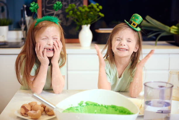 istock Playful kids enjoying with the flour 921594426