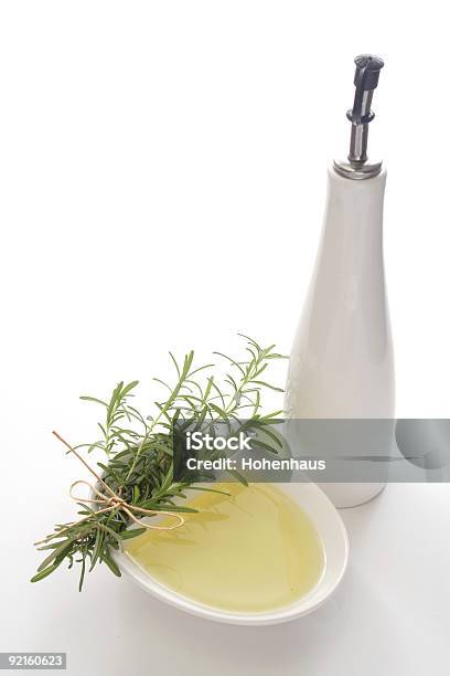 Foto de Rosemary Ingredientes Óleo e mais fotos de stock de Alecrim - Alecrim, Alimentação Saudável, Amarelo