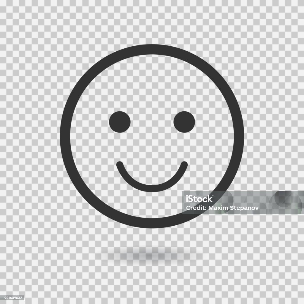 Biểu Tượng Vector Nụ Cười Emoji Biểu Tượng Cảm Xúc Mặt Phẳng Hình ...