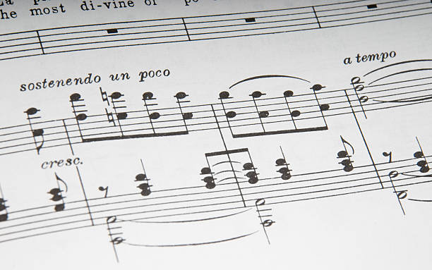 note de musique - opera translation italian culture music photos et images de collection