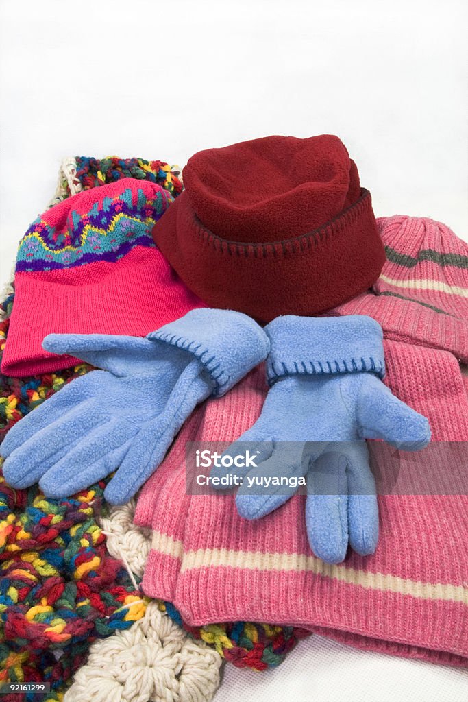 Écharpe, bonnet et gants - Photo de Écharpe libre de droits