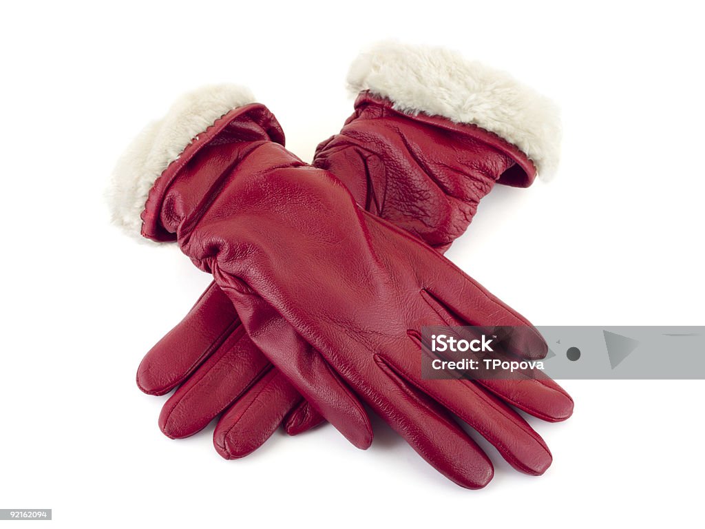 赤の手袋 - カットアウトのロイヤリティフリーストックフォト
