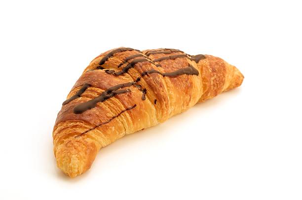 Isolated Croissant stock photo