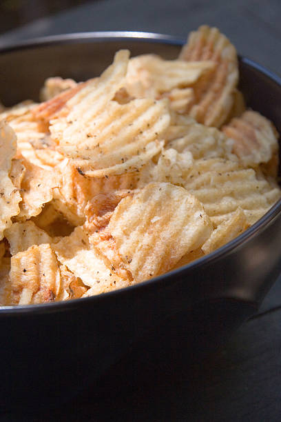 istock Bowl of Gourmet Potato Chips 92162319