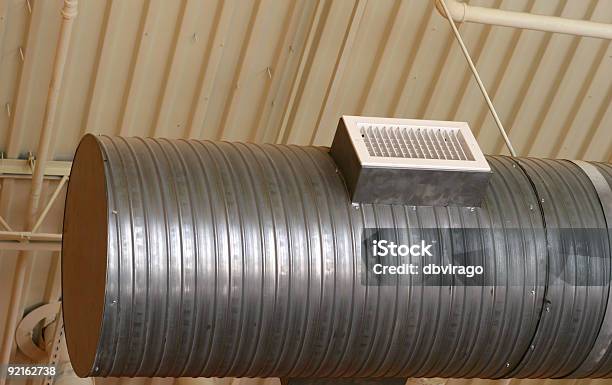 Ductwork Stock Photo - Download Image Now - Air Conditioner, Air Duct, Aluminum