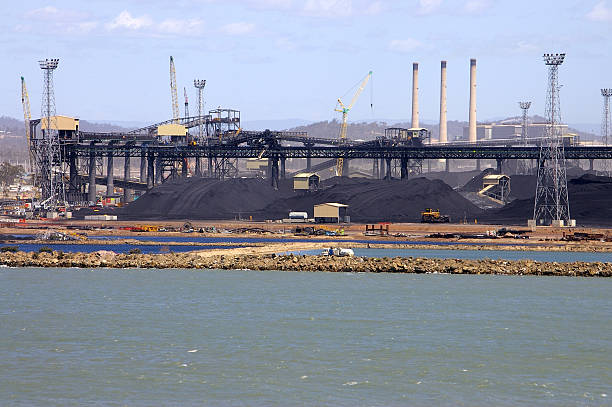 coal storage 2  gladstone michigan stock pictures, royalty-free photos & images