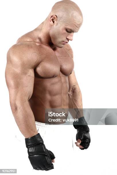 Ultimative Fighter Stockfoto und mehr Bilder von Anaerobes Training - Anaerobes Training, Bodybuilding, Boxen - Sport