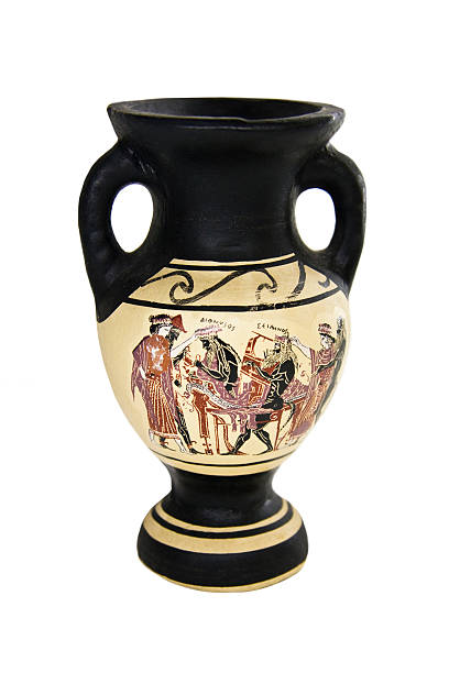 istock Antique vase with an ornament 92163118