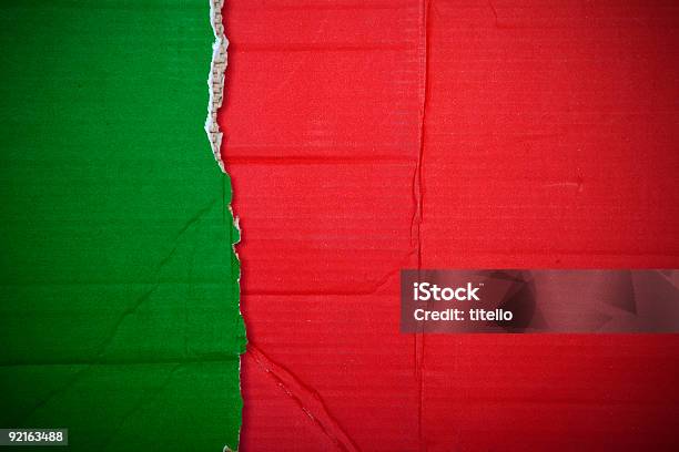 Bandera Foto de stock y más banco de imágenes de Bandera - Bandera, Cartón, Cartón ondulado