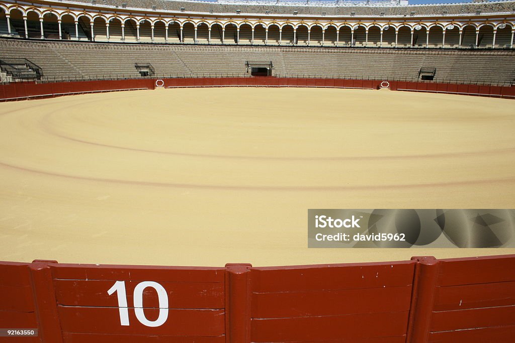 L'arène de Séville en Espagne - Photo de Corrida libre de droits