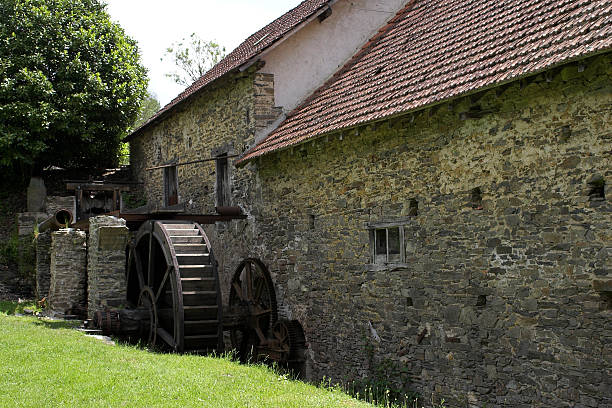 istock Old paper mill in France 92163558