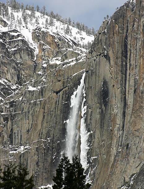 Upper Yosemite Falls stock photo