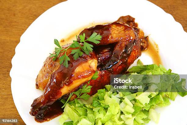 Roast Chicken Stock Photo - Download Image Now - Appetizer, Barbecue - Meal, Chicken Meat